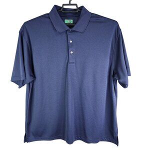 Mens Blue Ben Hogan Performance Golf Polo Shirt Short Sleeve Size 2XL